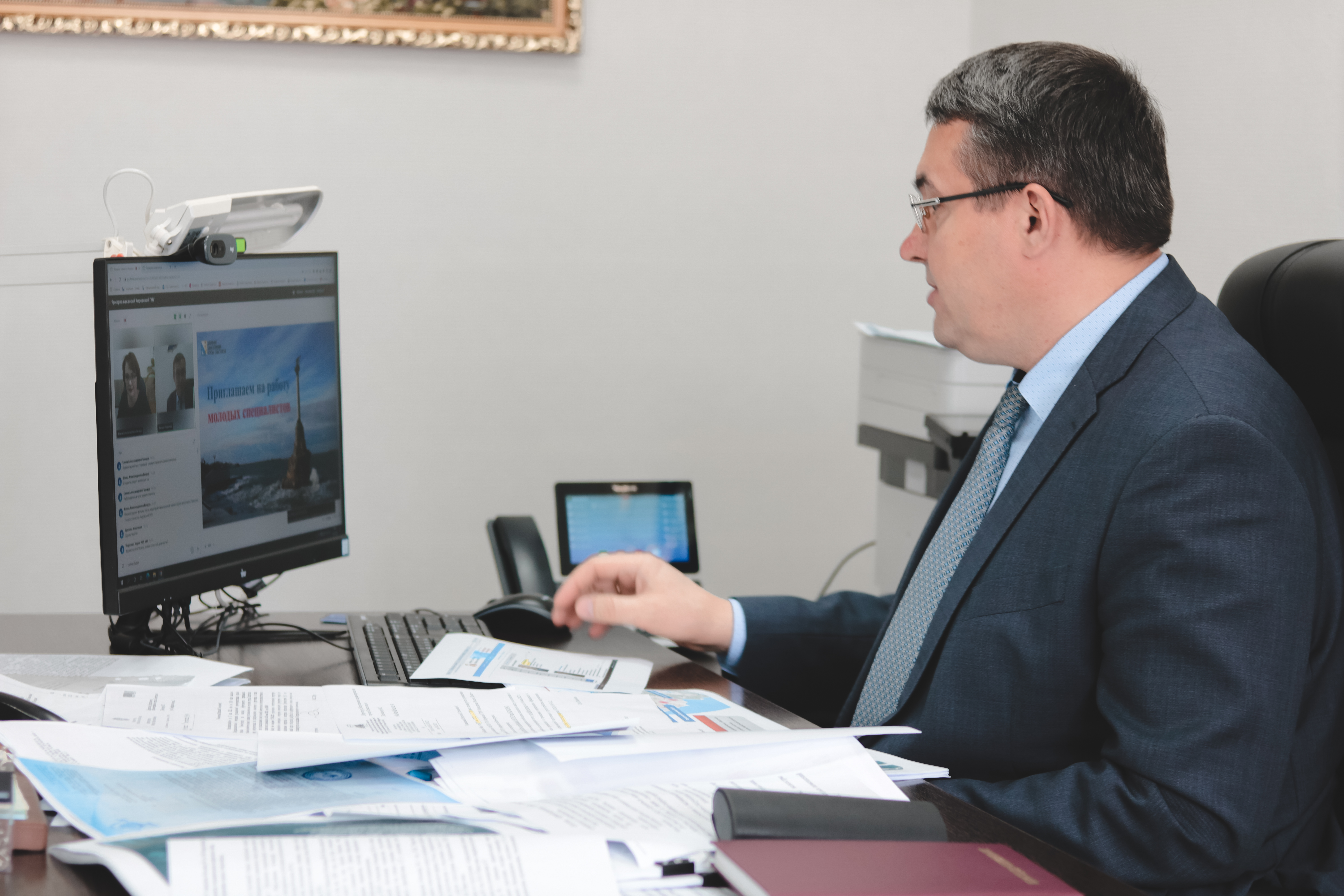 Приглашаем на работу: Виталий Денисов принял участие в Ярмарке вакансий