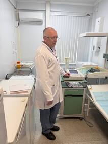 Новый аппарат электрокардиограф работает в амбулатории общей практики семейной медицины села Терновка