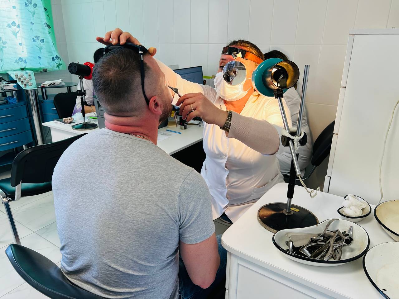 Ветераны боевых действий и члены их семей прошли комплексный медицинский осмотр в преддверии Всемирного дня здоровья