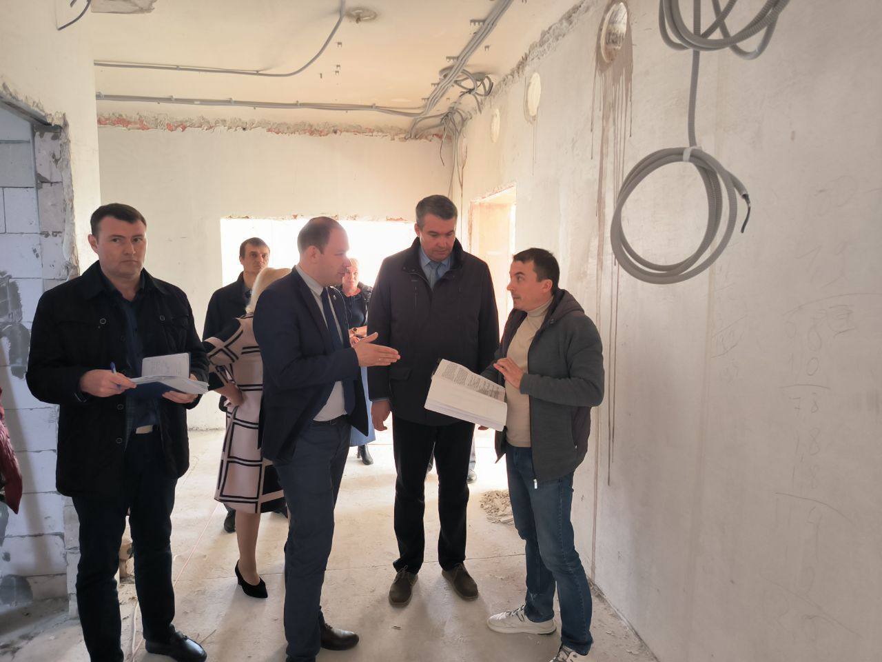 Проверка хода капитального ремонта в Севастопольской городской психиатрической больнице