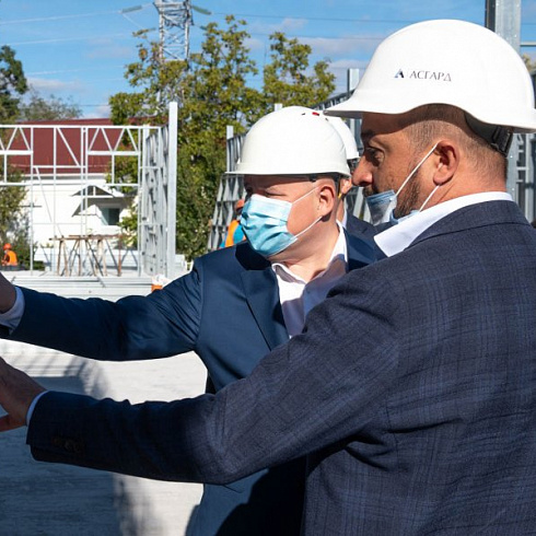 В Севастополе строят новый модульный корпус в инфекционной больнице