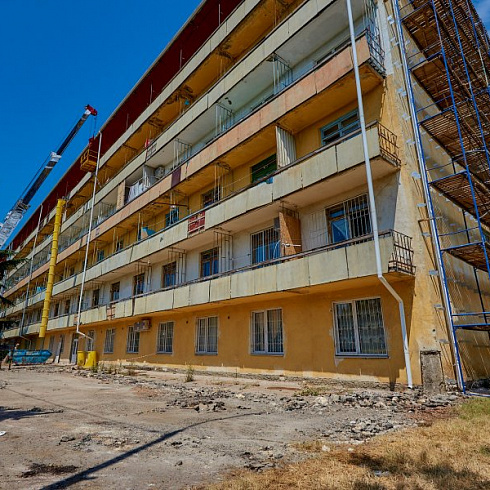 В Севастополе приступили к капитальному ремонту противотуберкулёзного диспансера