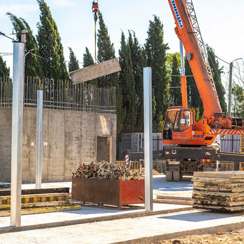 В Севастополе строят новый модульный корпус в инфекционной больнице