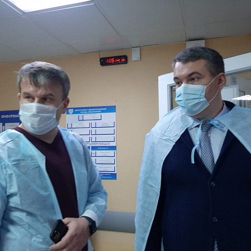 Директор Департамента здравоохранения провёл администативный обход в Региональном сосудистом центре.