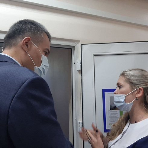 Директор Департамента здравоохранения провёл административный обход в травматологическом пункте и приёмном отделении городской больницы №1