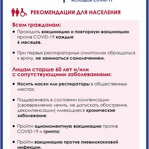 Рекомендации для населения