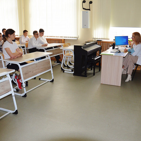 Первая в этом году "Ярмарка здоровья" прошла для учеников школы "Экотех"