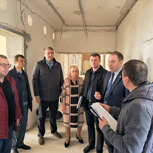 Проверка хода капитального ремонта в Севастопольской городской психиатрической больнице