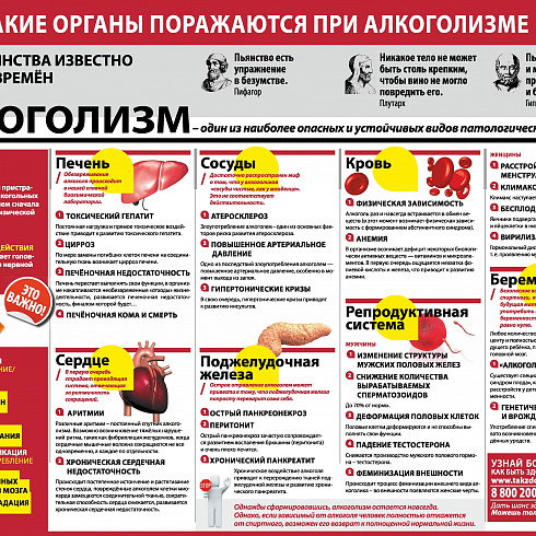 Алкоголь — это вред для физического и психического здоровья человека