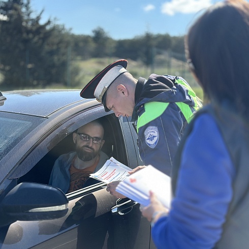 В Севастополе прошла первая в этом году акция «Здоровый водитель»