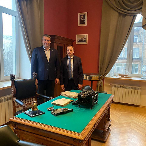 Рабочая встреча в официальном филиале израильского госпиталя Hadassah Medical, Москва. 