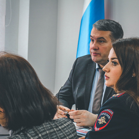 В Департаменте прошла встреча с представителем силовых структур