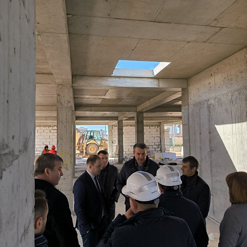 Проверили ход строительства врачебной амбулатории на Фиоленте