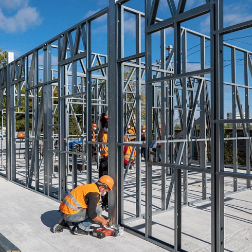 В Севастополе строят новый модульный корпус в инфекционной больнице