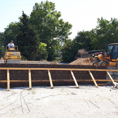 Виталий Денисов провел административный обход территории родильного дома № 1